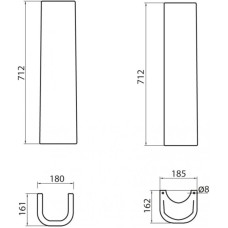 Пьедестал для раковины BelBagno Sabrina BB122P