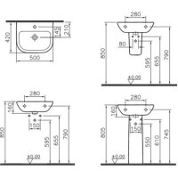 Пьедестал Vitra S20 5529B003-0156