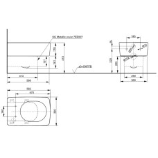 Декоративная панель для подвесного унитаза Toto SG 9AE0017