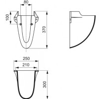 Полупьедестал для раковины Ideal Standard Oceane W306101