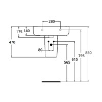 Полупьедестал Ideal Standard Connect E797401