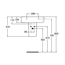 Полупьедестал Ideal Standard Connect E797401