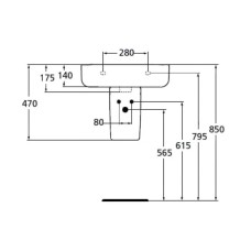 Полупьедестал Ideal Standard Connect E797401