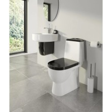 Полупьедестал Sanita Luxe Best Color Black BSTSLSP02