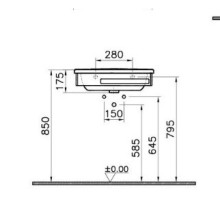 Полупьедестал Vitra D-Light 4358B003-0156
