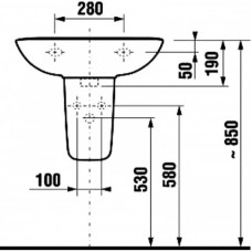 Полупьедестал Jika Olymp 8196110000001