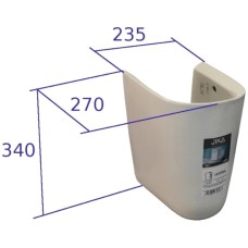 Полупьедестал Jika Zeta 8193910000001