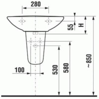 Полупьедестал Jika Zeta 8193910000001