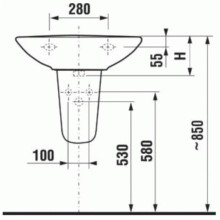 Полупьедестал Jika Zeta 8193910000001