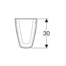 Полупьедестал для раковины Geberit Renova Plan 292110000