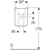 Полупьедестал для раковины Geberit Renova Plan 292110000