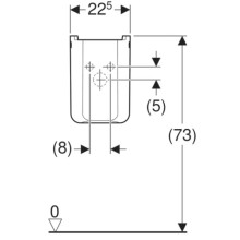 Полупьедестал для раковины Geberit Renova Plan 292110000