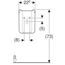 Полупьедестал для раковины Geberit Renova Plan 292110000