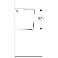 Полупьедестал для раковины Geberit Renova Plan 292110000
