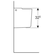 Полупьедестал для раковины Geberit Renova Plan 292110000
