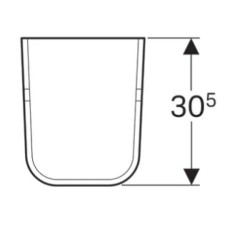 Полупьедестал для раковины Geberit Renova 290520000