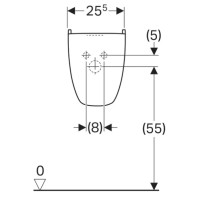 Полупьедестал для раковины Geberit Renova 290520000