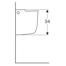 Полупьедестал для раковины Geberit Renova 290520000