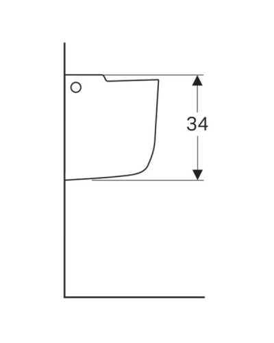 Полупьедестал для раковины Geberit Renova 290520000