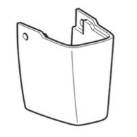 Полупьедестал для раковины Geberit Renova Plan 292150000