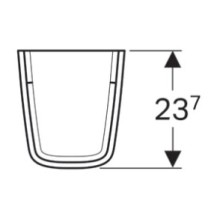 Полупьедестал для раковины Geberit Renova Plan 292150000