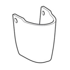 Полупьедестал для раковины Geberit Renova 290530000