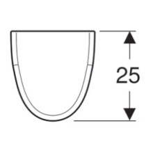 Полупьедестал для раковины Geberit Renova 290530000
