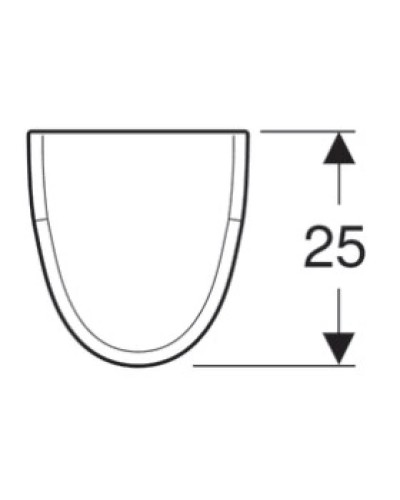 Полупьедестал для раковины Geberit Renova 290530000
