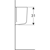 Полупьедестал для раковины Geberit Bambini 296500000