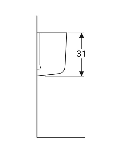 Полупьедестал для раковины Geberit Bambini 296500000