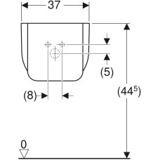 Полупьедестал для раковины Geberit Bambini 296500000