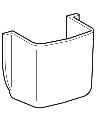 Полупьедестал для раковины Geberit Bambini 296500000