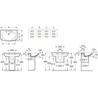 Полупьедестал для раковины Roca Dama Senso 337511000