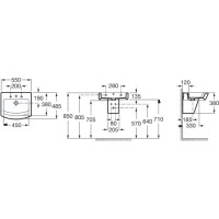 Полупьедестал для раковины Roca Hall 337621000