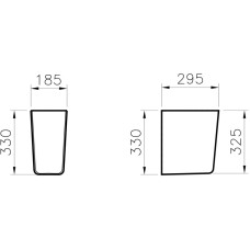 Полупьедестал Vitra S20 5281B003-7201