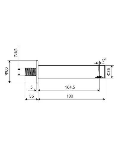 Излив для смесителя Excellent Pi Arex AREX.1225GL Золото
