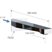 Излив для смесителя Remer 91DR Хром