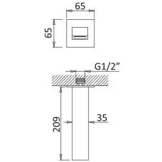 Излив Cezares Porta PORTA-SC-SR Sunrise