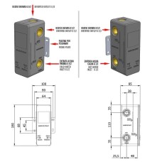Скрытая часть для смесителя Remer RRBOX93 G 1/2