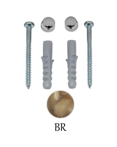 Комплект вертикальных крепежей для унитаза/биде Kerasan Retro 760393BR