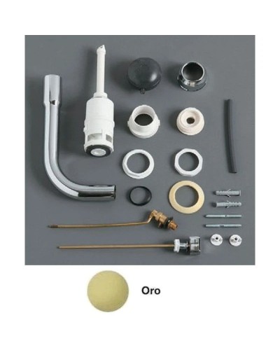 Низкая труба с механизмом слива Simas Arcade D11oro