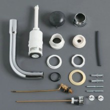 Низкая труба с механизмом слива Simas Arcade D11cr