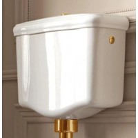 Механизм слива одинарный для бачка золото Kerasan 751391