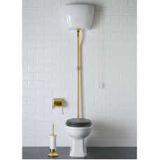 Механизм слива для высокого бачка без трубы Globo Paestum BA013oro