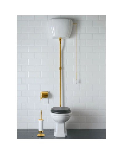 Механизм слива для высокого бачка без трубы Globo Paestum BA013oro