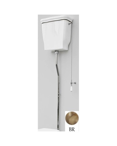 Механизм слива с высокой трубой бронза Artceram Hermitage HEA006 72