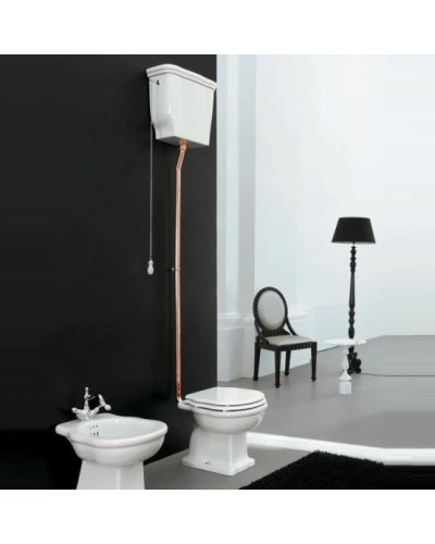 Механизм слива с высокой трубой бронза Artceram Hermitage HEA006 72