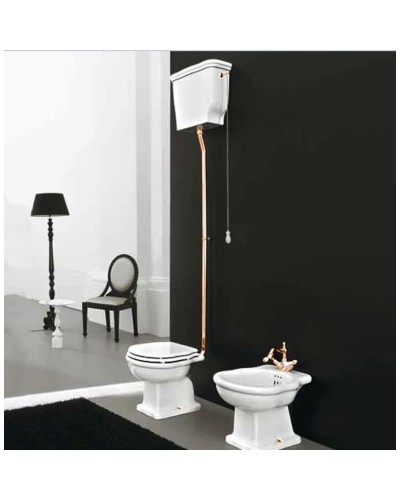 Механизм слива с высокой трубой бронза Artceram Hermitage HEA00673/EE18oro