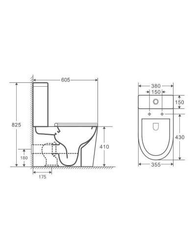 Бачок для унитаза Owl 1975 Vind Cirkel-G OWLT190303/2 Белый