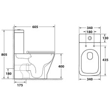 Бачок для унитаза Owl 1975 Gap Ruta-G OWLT200901/2 Белый